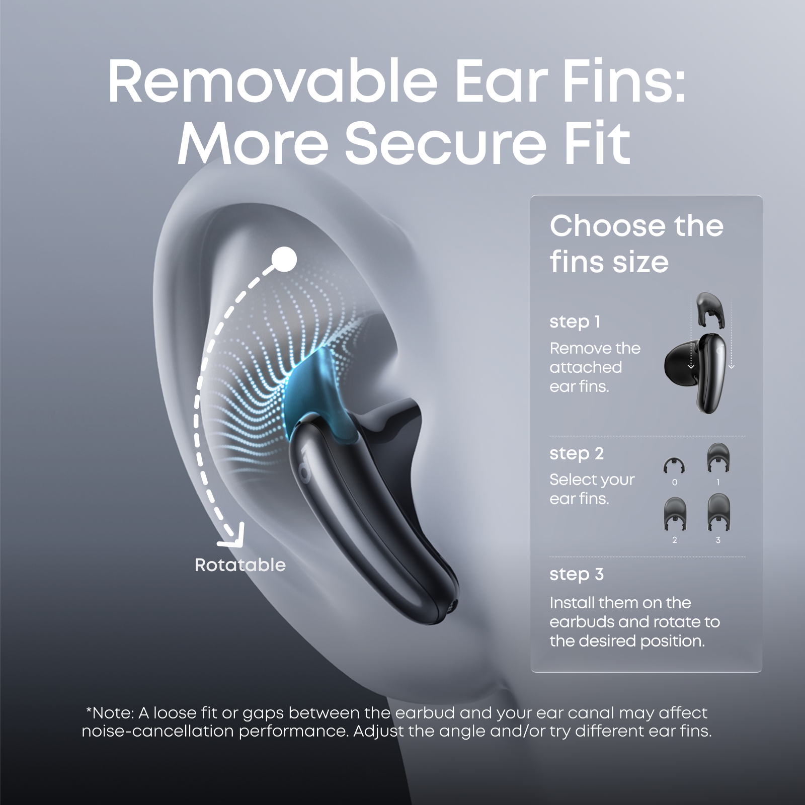 Soundcore Liberty Buds Wireless Semi-in-Ear Earbuds with ANC Blue