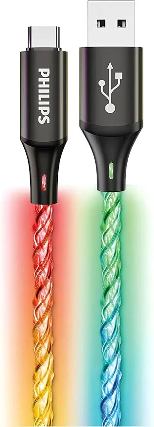 Philips DLC5130A/00 USB-A to C Party Cable RGB Philips DLC5130A/00 USB-A to C Party Cable RGB