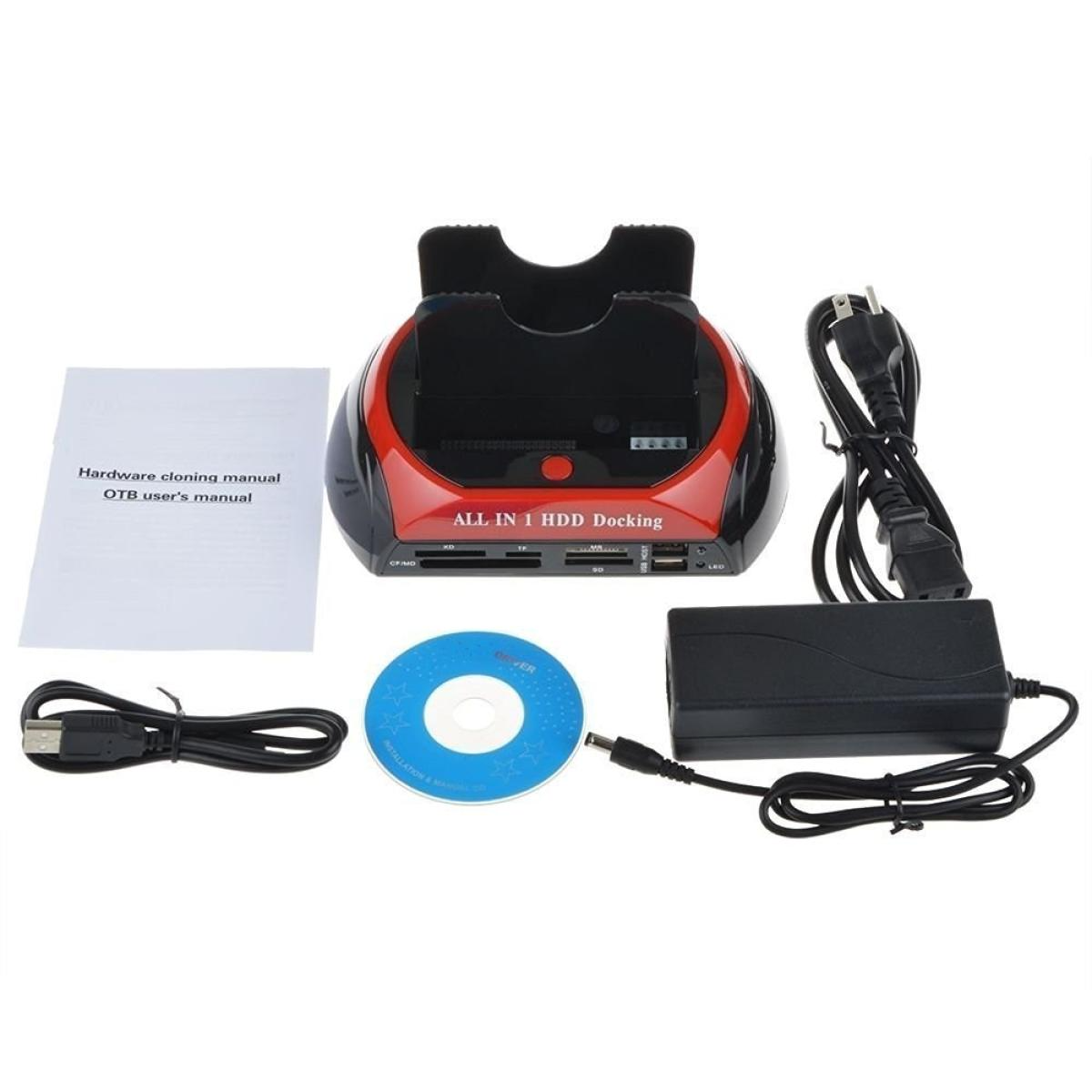 HAING HI-0575-U2H Multi-Functional USB 2.0 2.5\3.5 HDD Docking 480 BPS