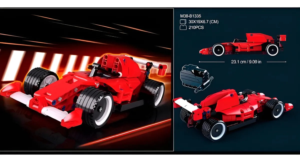 Sluban POWER BRICKS-Formula car(Pull back) 210pcs