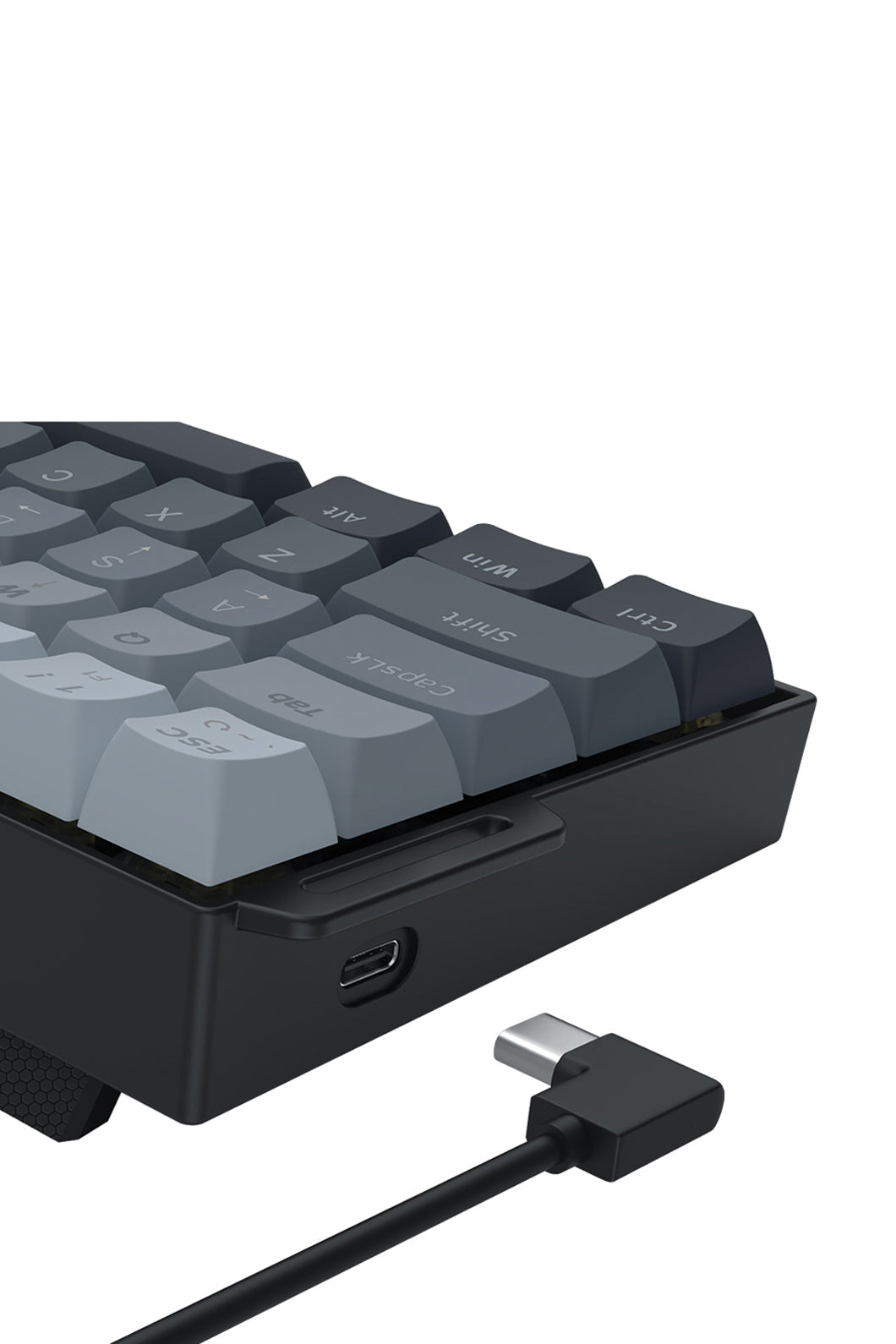 Redragon K617GGB-RGB-MP Fizz Grey 60% Rapid Trigger Magnetic RGB Gaming Keyboard