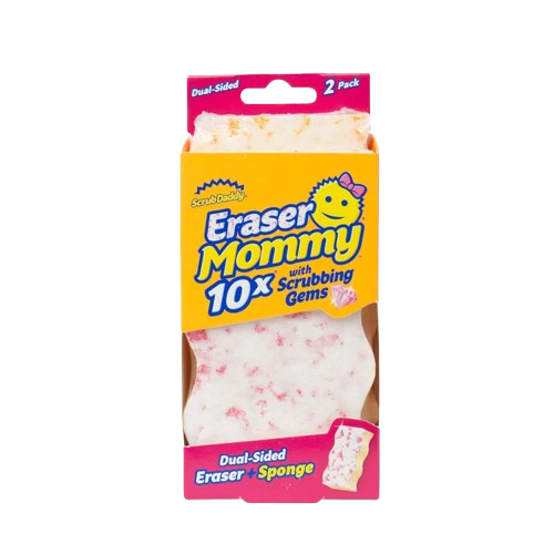 Scrub Daddy Eraser Mommy 10x with Scrubbing Germs (2-Pack) Scrub Daddy Eraser Mommy 10x with Scrubbing Germs (2-Pack)