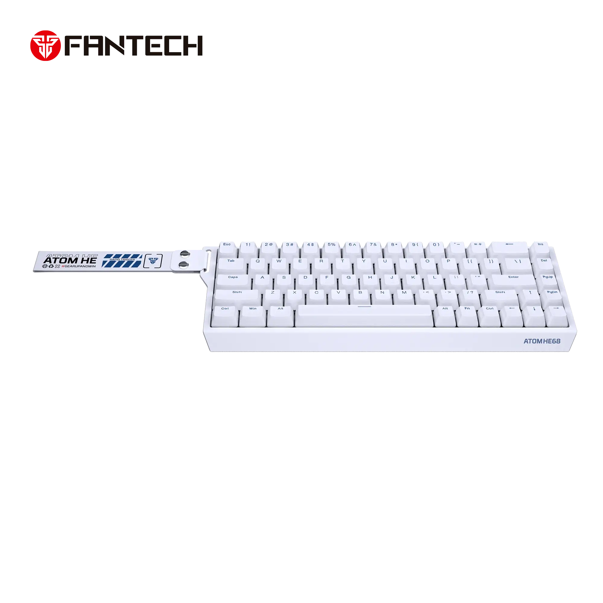FANTECH MK811 ATOM HE68 MAGNATIC EMERALD WHITE GAMING KEYBOARD