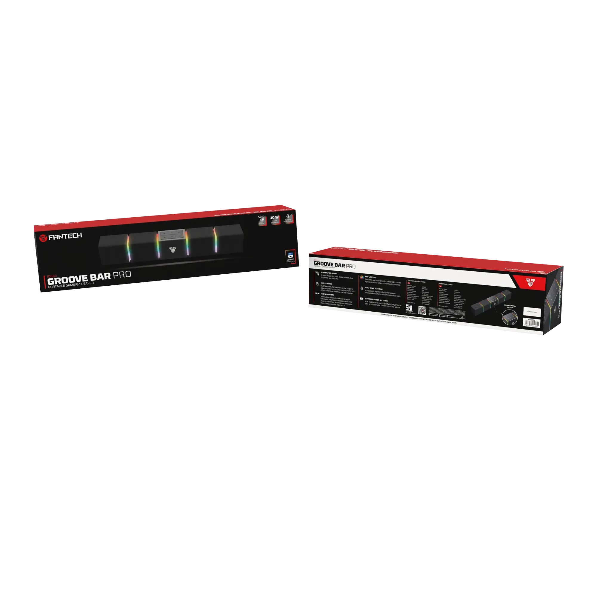 FANTECH BS163 GROOVE BAR PRO BLACK GAMING SPEAKER