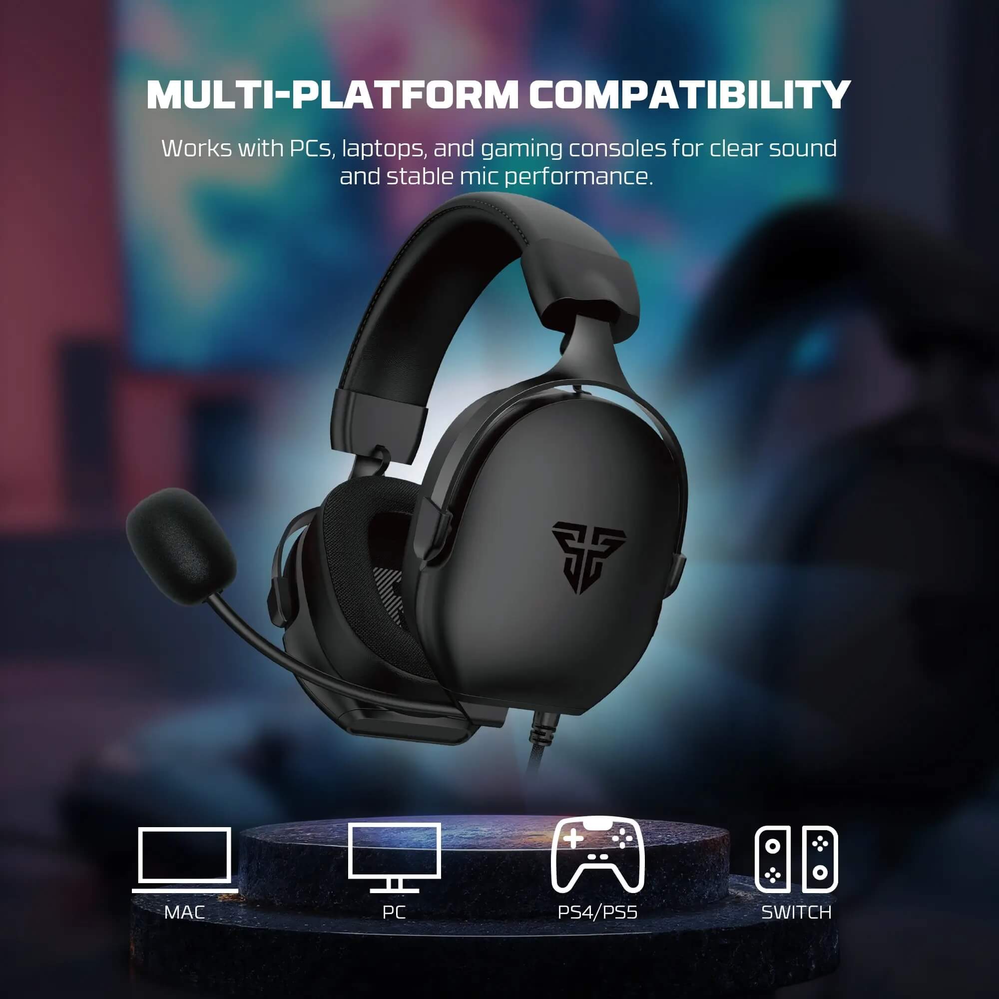 FANTECH HG30 CARBON 7.1 Gaming Headset – Black