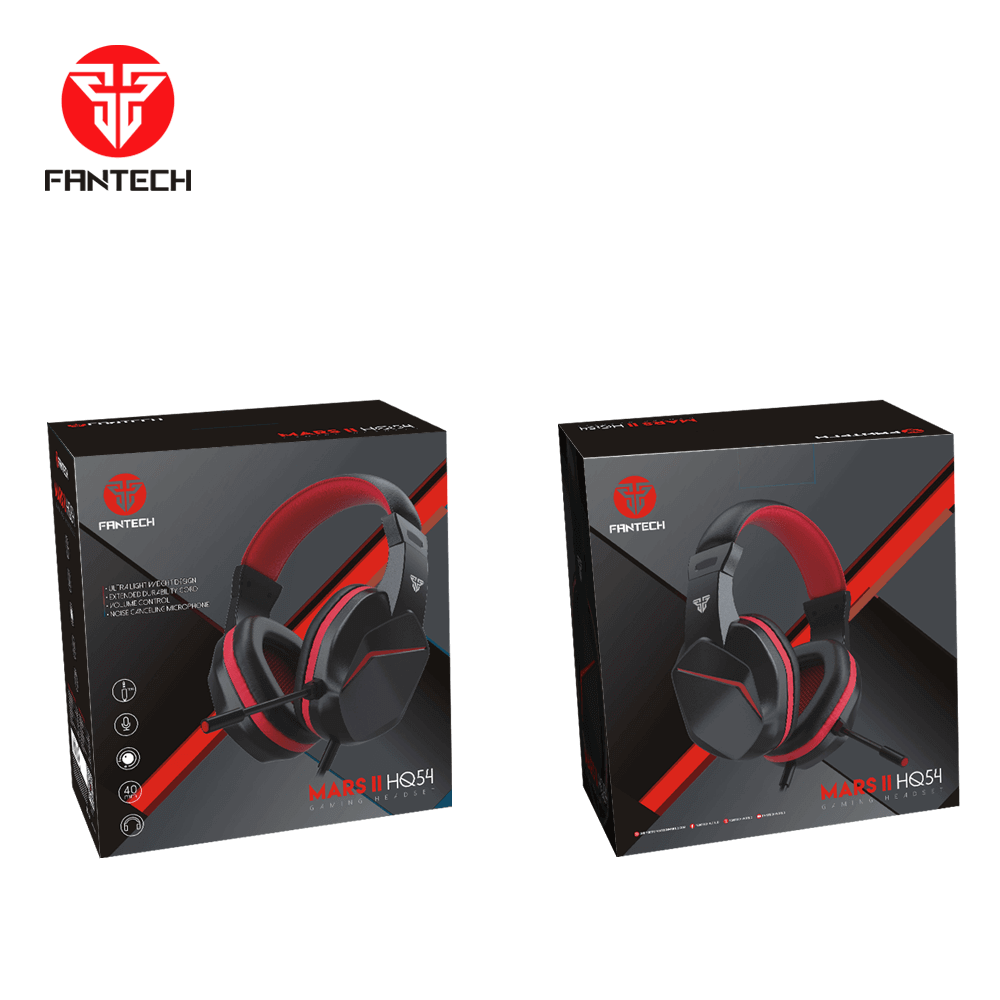 Fantech Mars 2 HQ54 Wired Gaming Headset - Black