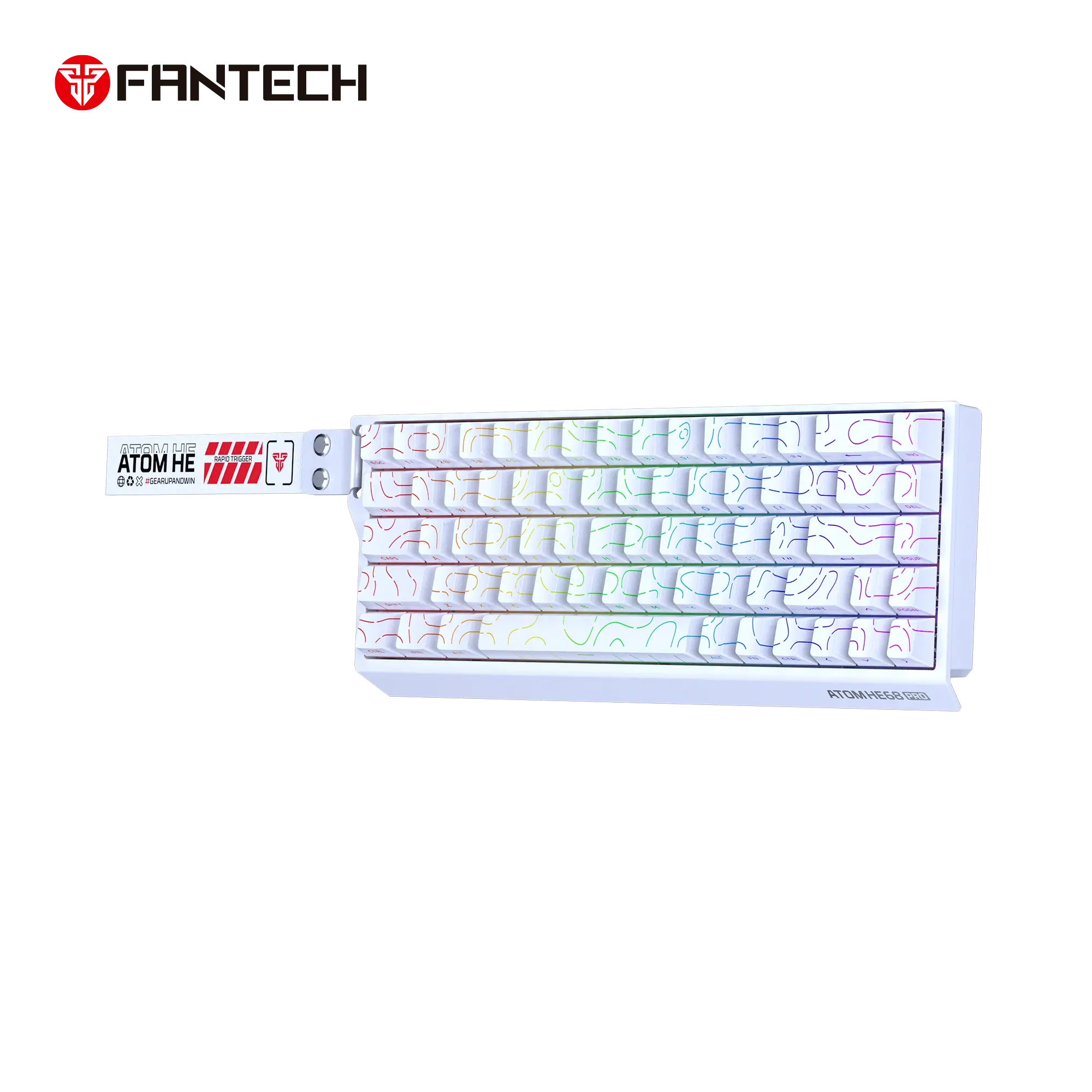 FANTECH ATOM HE MK922 TOPO MAGNATIC EMERALD WIRELESS GAMING KEYBOARD