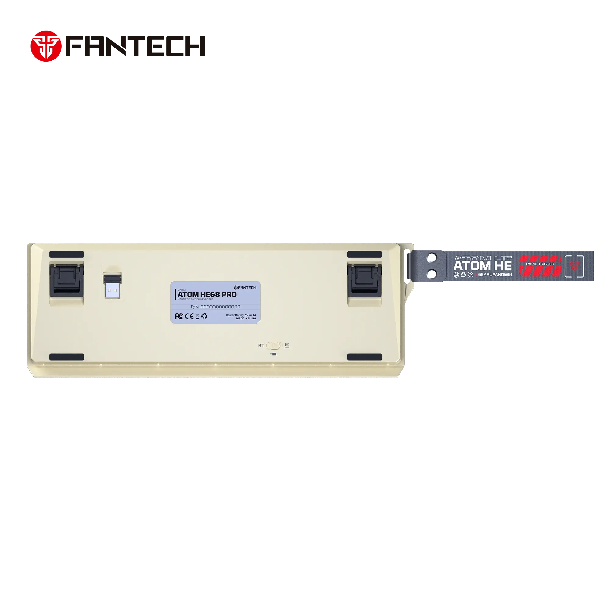 FANTECH ATOM HE MK922 RETRO  MAGNATIC EMERALD WIRELESS GAMING KEYBOARD