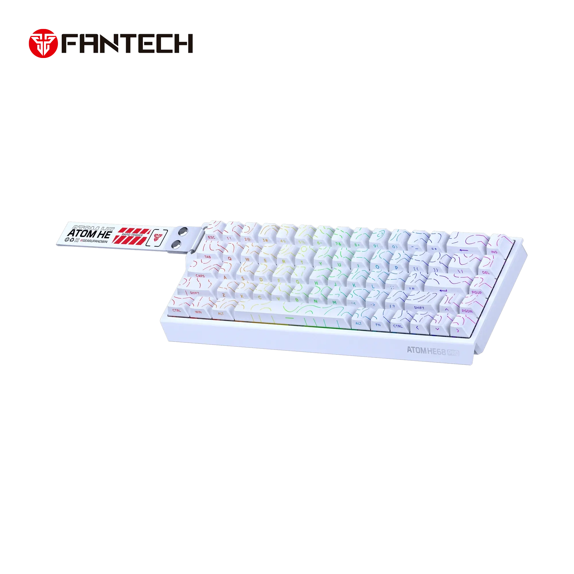 FANTECH ATOM HE MK922 TOPO MAGNATIC EMERALD WIRELESS GAMING KEYBOARD