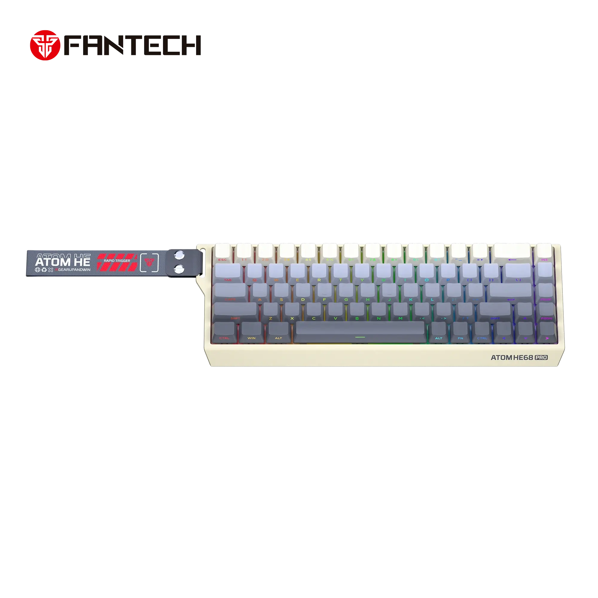 FANTECH ATOM HE MK922 RETRO  MAGNATIC EMERALD WIRELESS GAMING KEYBOARD