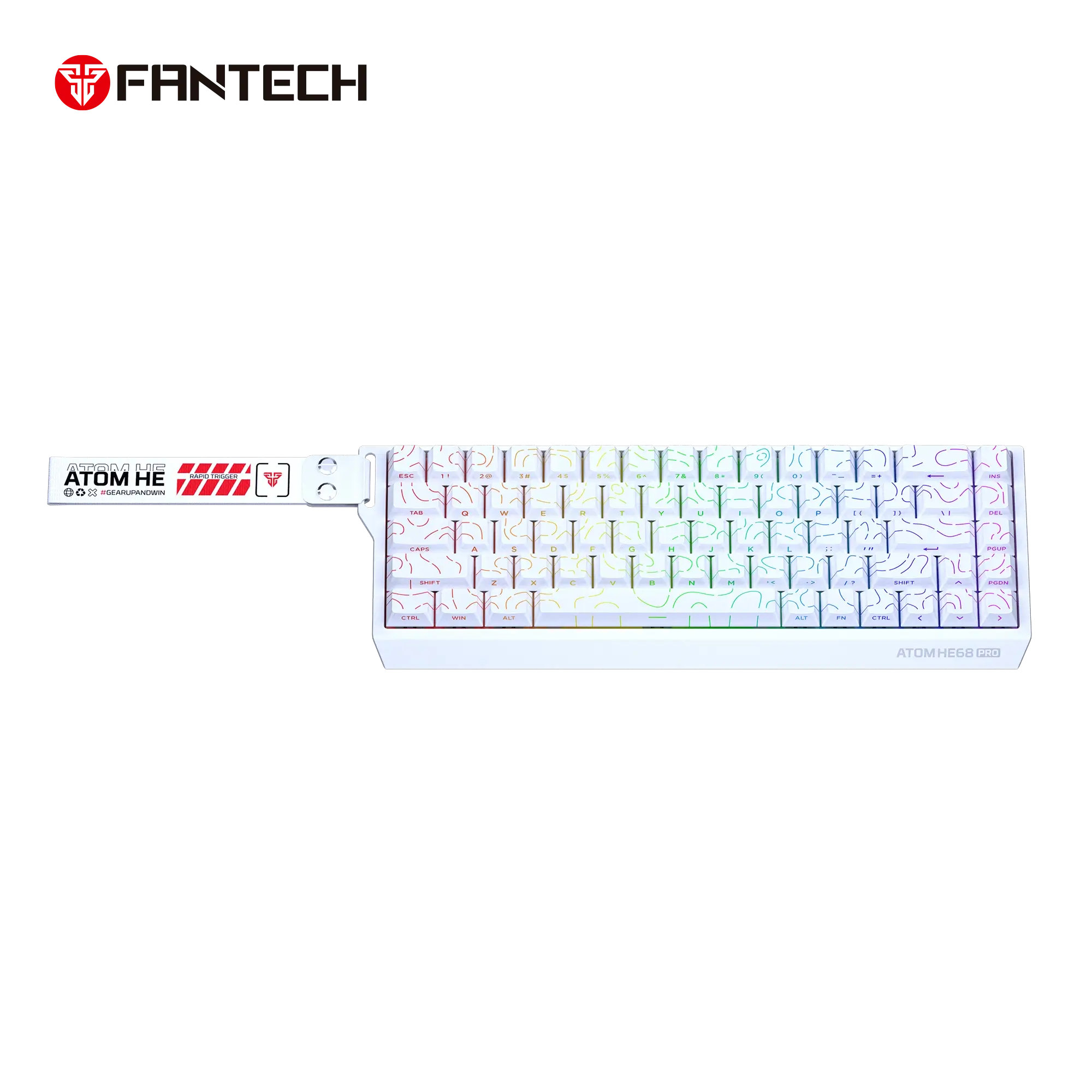 FANTECH ATOM HE MK922 TOPO MAGNATIC EMERALD WIRELESS GAMING KEYBOARD
