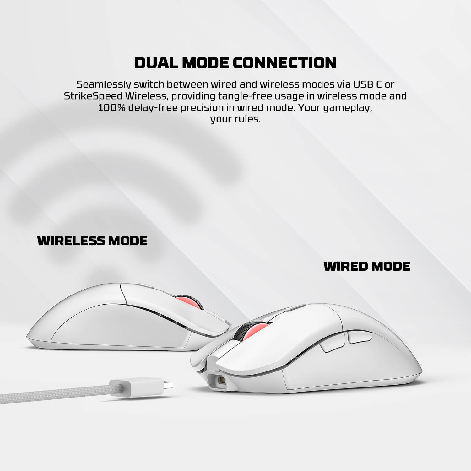 FANTECH BLAKE S WIRELESS WGC5S WHITE MOUSE