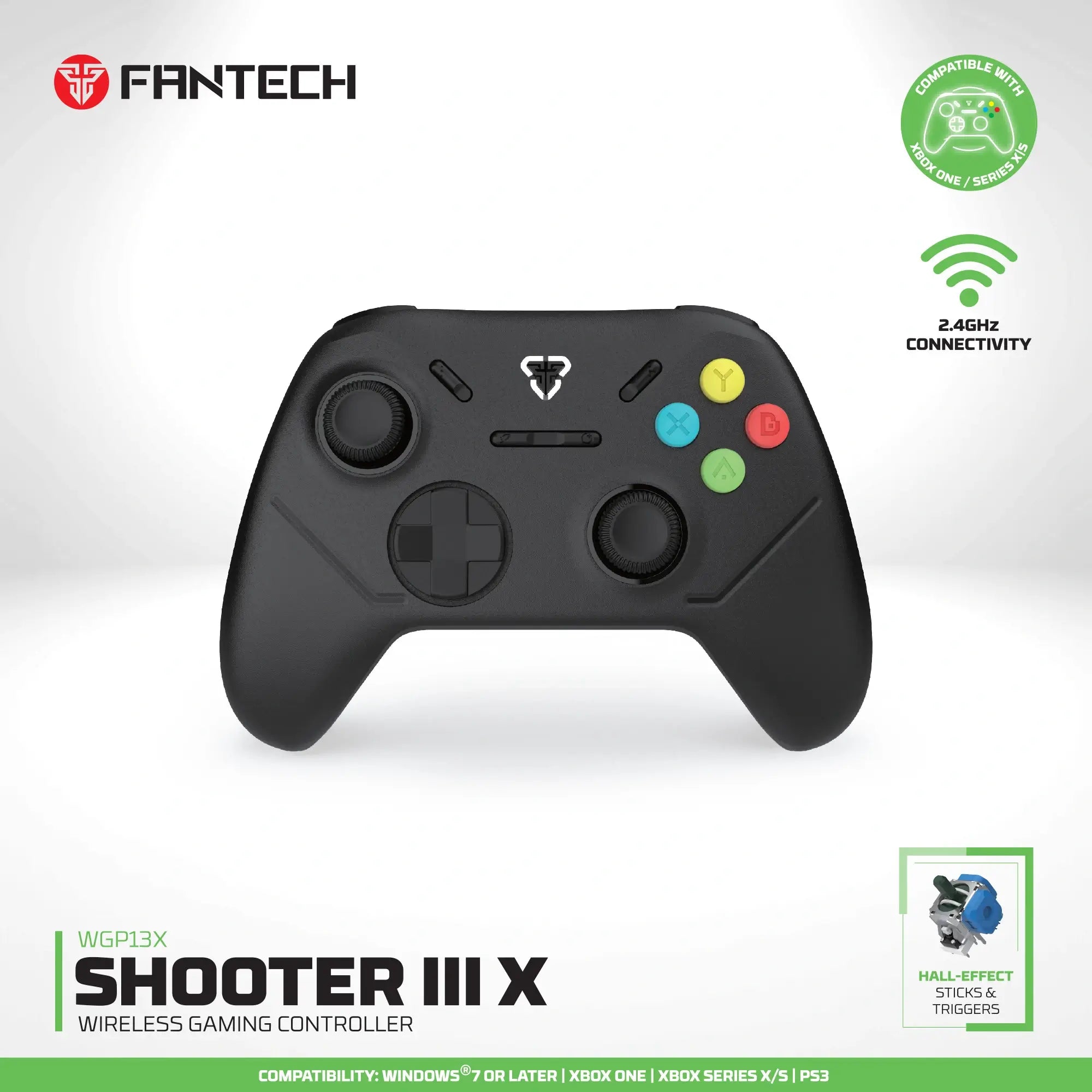 FANTECH WGP13X SHOOTER III X Wireless Gaming Controller Black