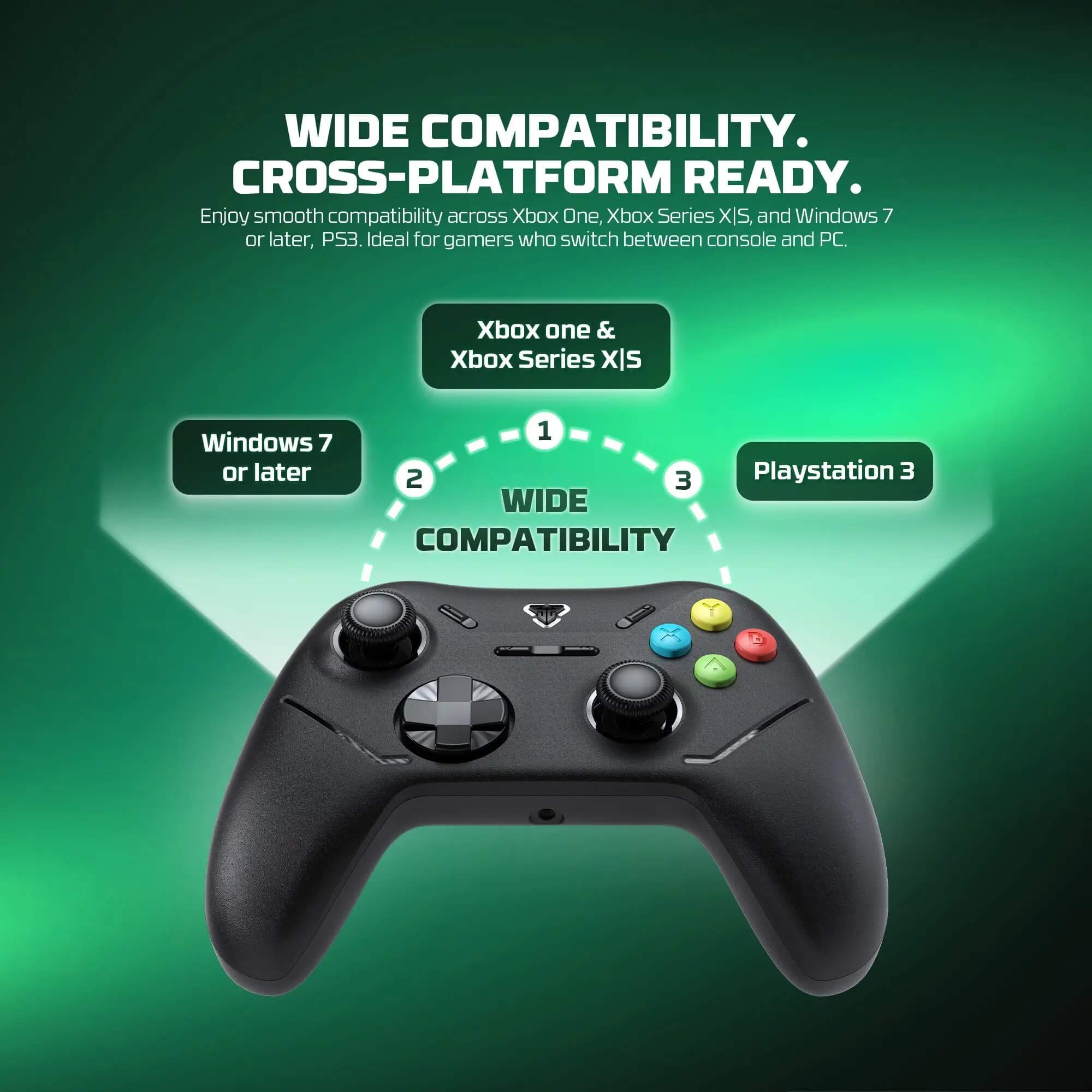 FANTECH WGP13X SHOOTER III X Wireless Gaming Controller Black