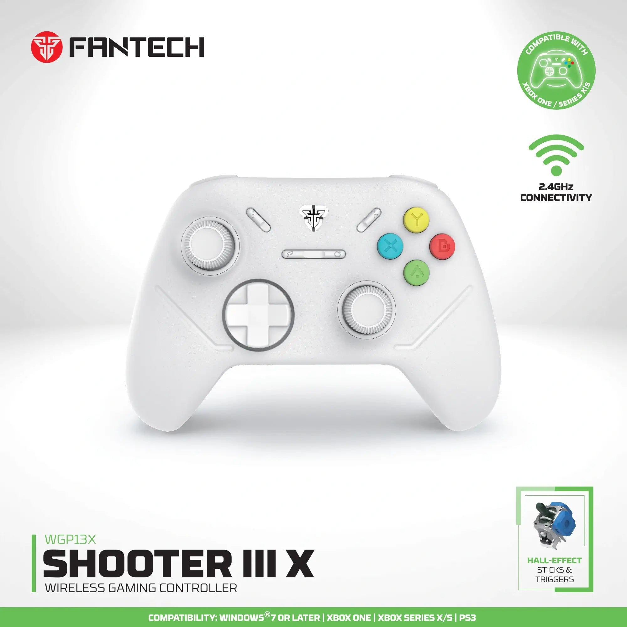 FANTECH WGP13X SHOOTER III X Wireless Gaming Controller White