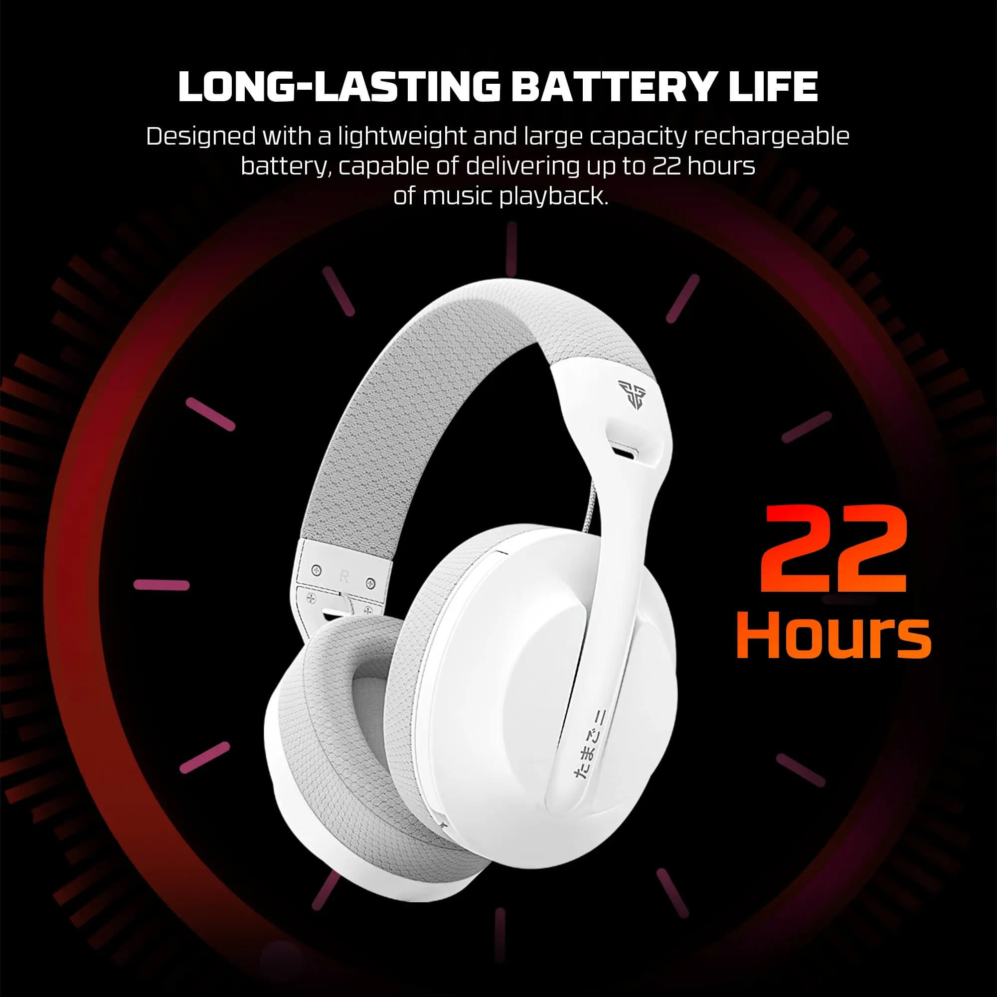 FANTECH WHG04 TAMAGO II MULTI-PLATFORM WIRELESS GAMING HEADSET WHITE