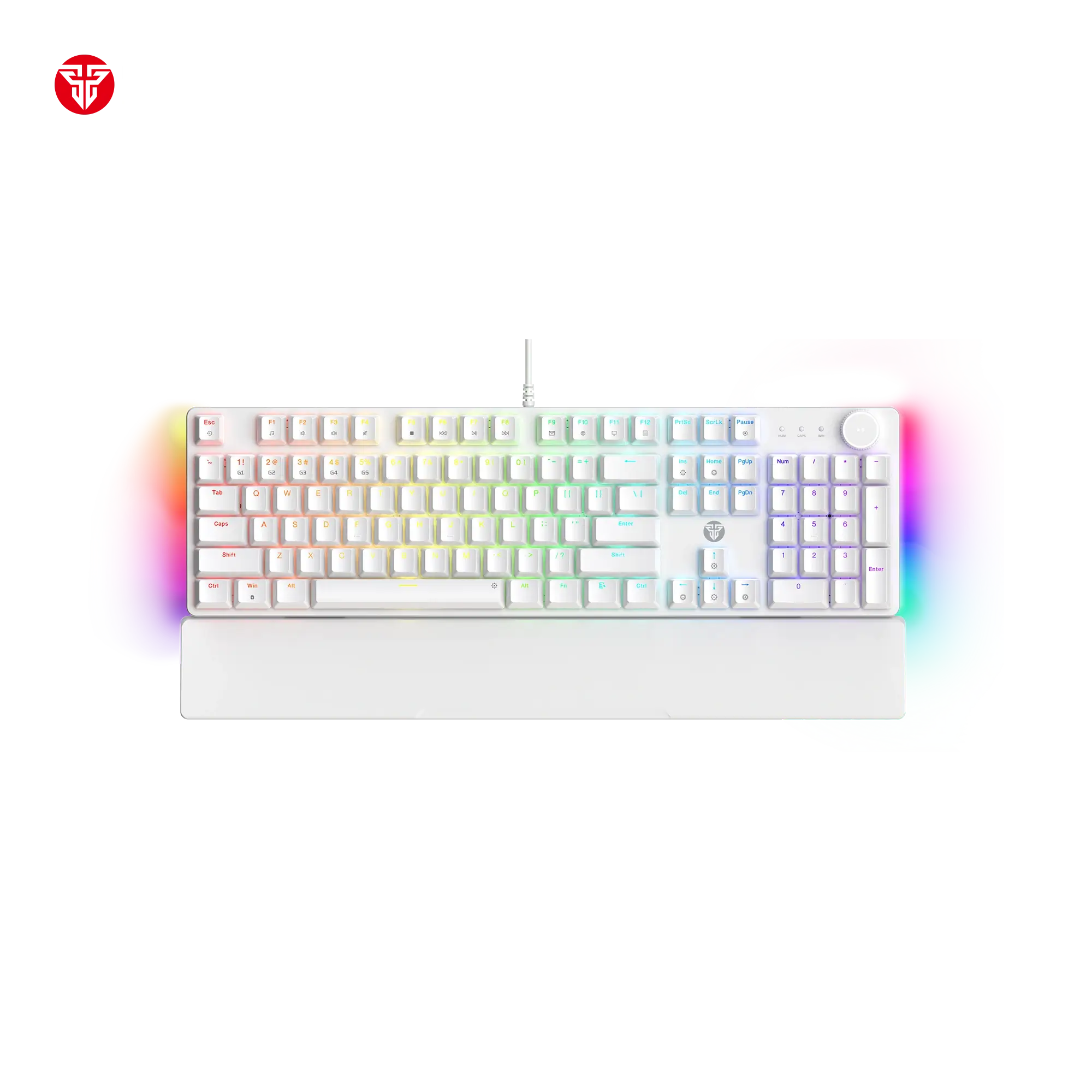 FANTECH MK894 MAX POWER II MECHANICAL GAMING KEYBOARD WHITE FANTECH MK894 MAX POWER II MECHANICAL GAMING KEYBOARD WHITE