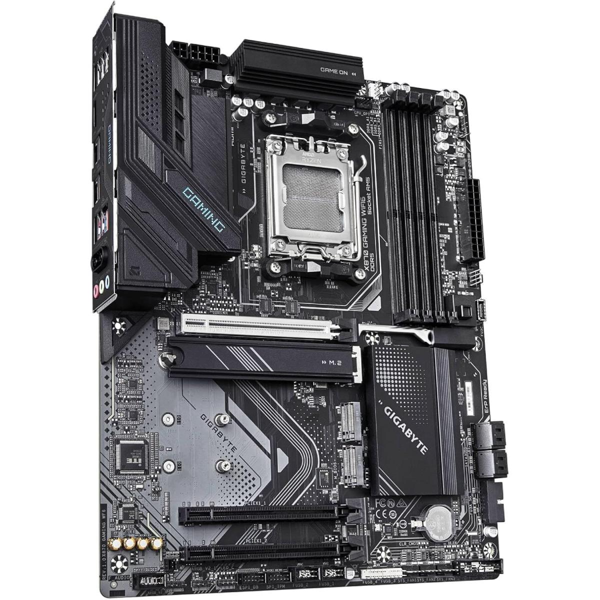 GIGABYTE X870 GAMING WIFI6 AMD RYZEN 7000 8000 9000 Series AM5/DDR5/PCIe 5.0/3xM.2 - ATX Gaming Motherboard