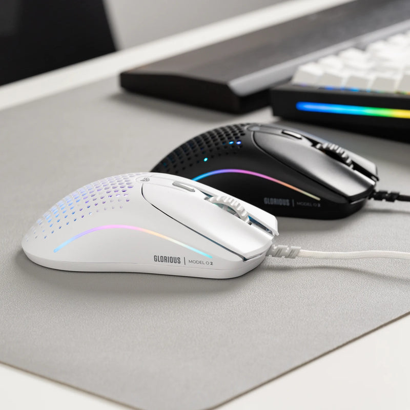 Glorious Model O 2 Lightweight Wired Optical Gaming Mouse - Matte Black