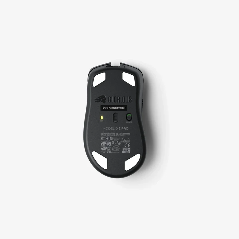 Glorious Model D 2 PRO 4K/8K Wireless RGB Gaming Mouse-Black