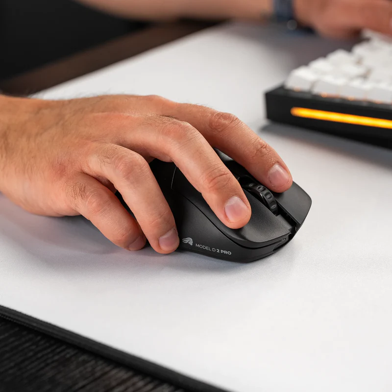 Glorious Model D 2 PRO 4K/8K Wireless RGB Gaming Mouse-Black
