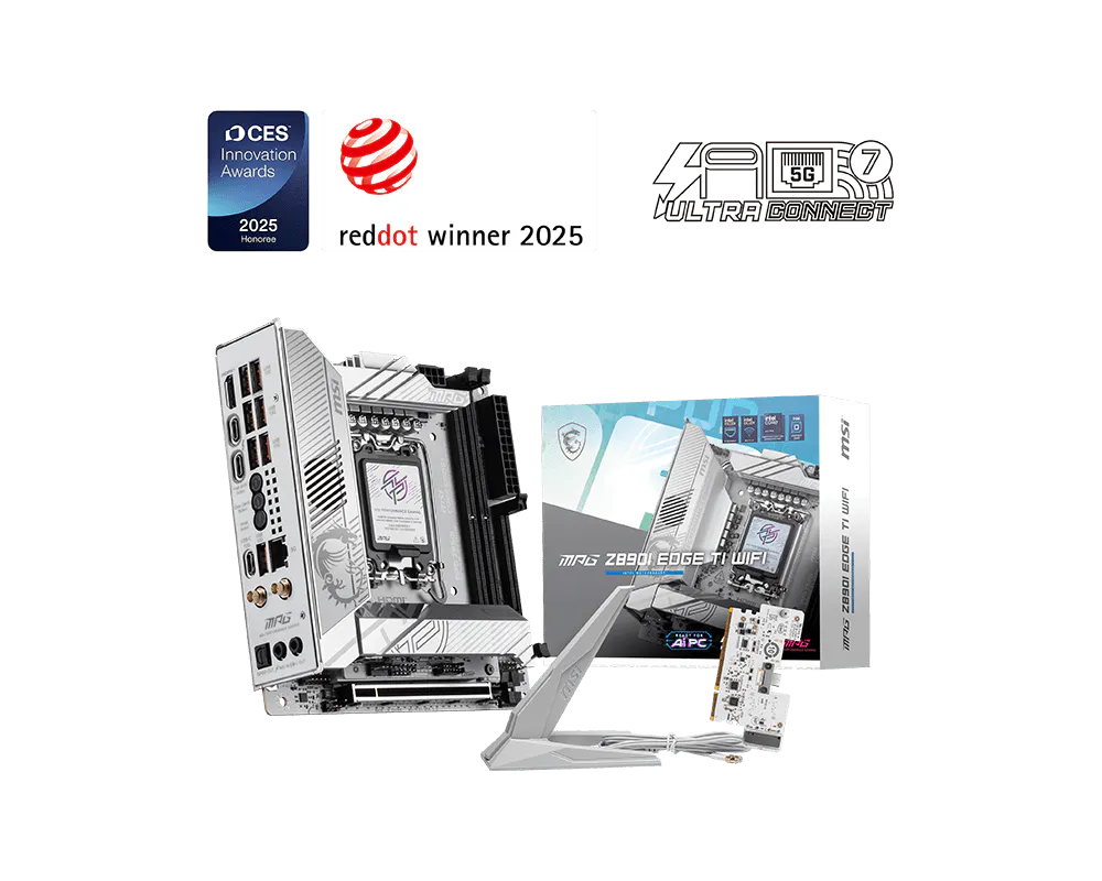 MPG Z890I EDGE TI WIFI Intel® Core™ Ultra Processors (Series 2) LGA 1851 MOTHERBOARD