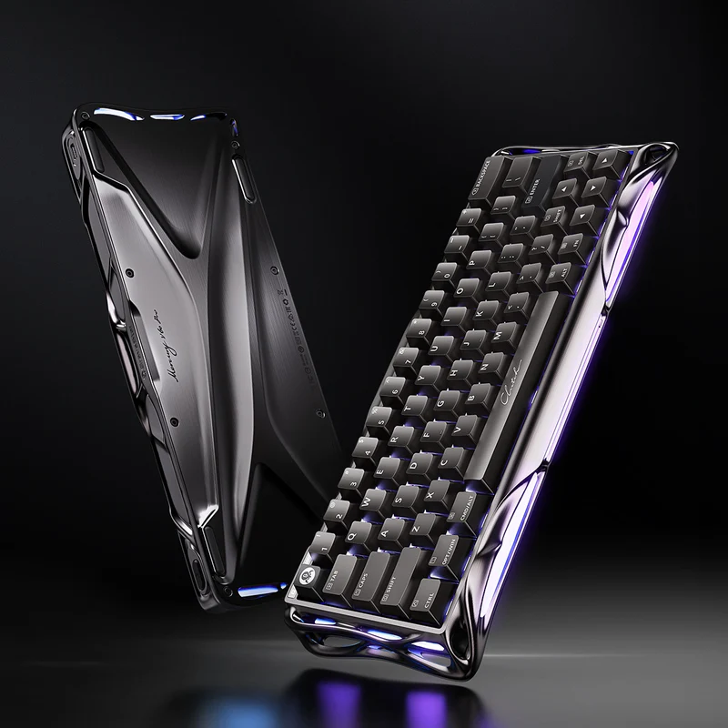 GRAVASTAR V60 PRO 60% HALL EFFECT MAGNETIC SWITCH - BLACK