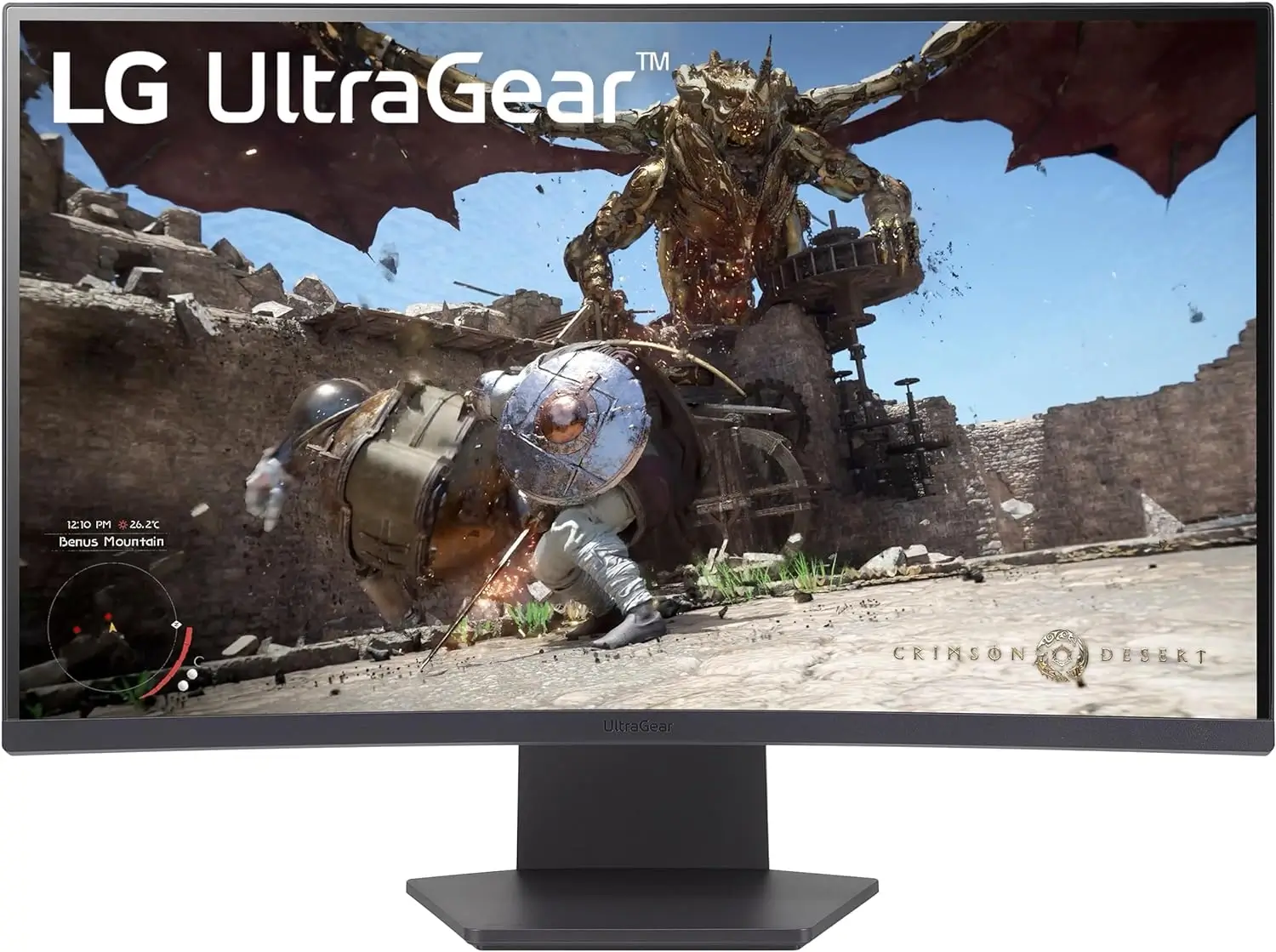 LG 27GS60QC-B 27-inch UltraGear QHD 2K 180Hz 1ms AMD FreeSync HDR10 1000R Curved Gaming Monitor