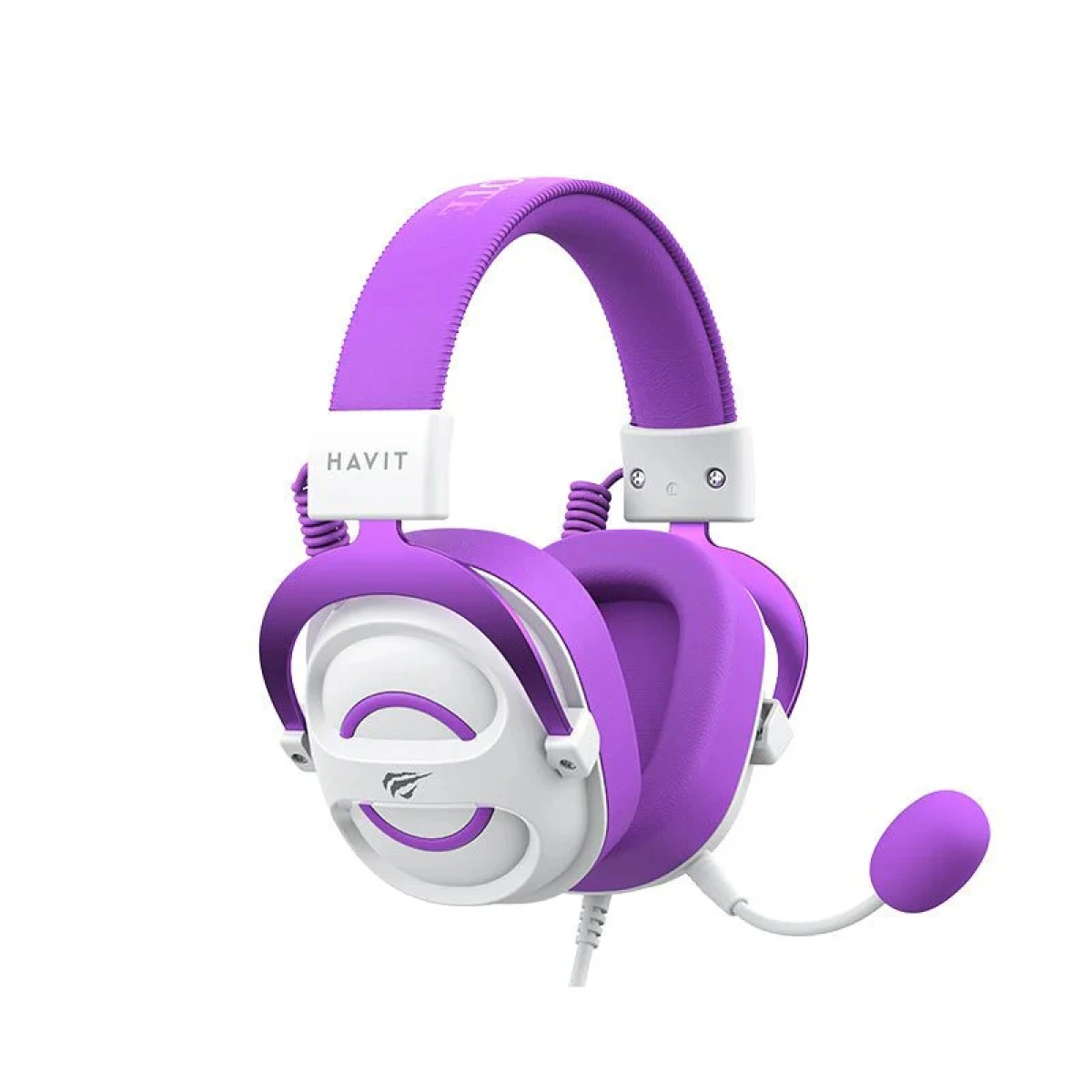 HAVIT H2002E Gaming Headset with 3.5mm Jack - White/Purple