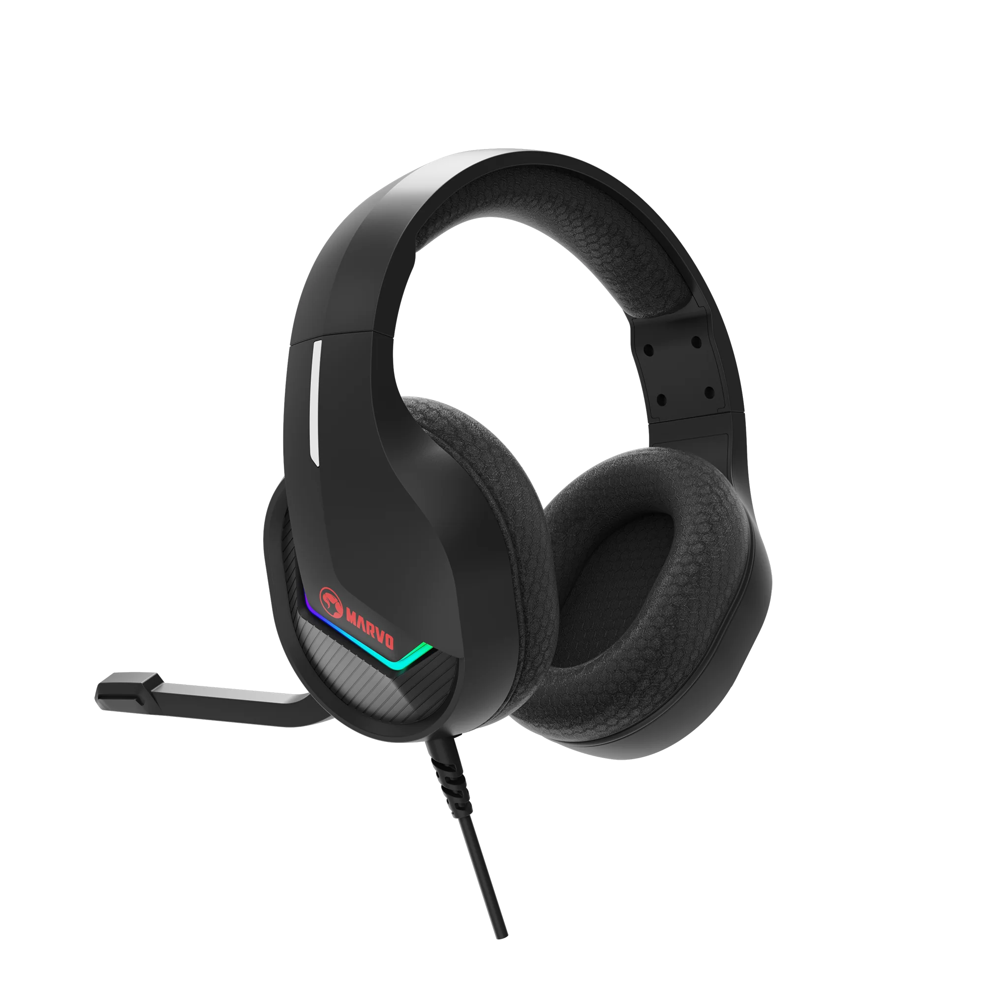 Marvo Tactic 40 Wired Gaming Headset - Black