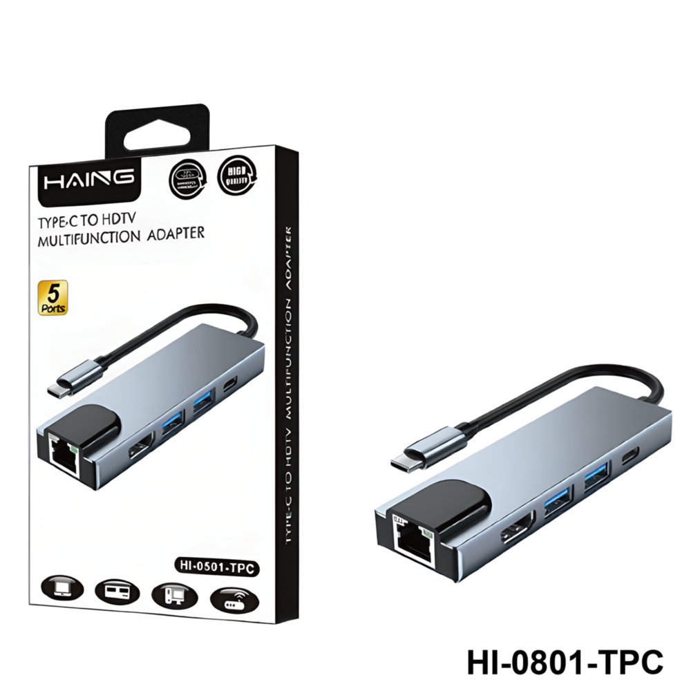 HAING HI-0801-TPC Type-C to HDTV Multifunctional Adapter