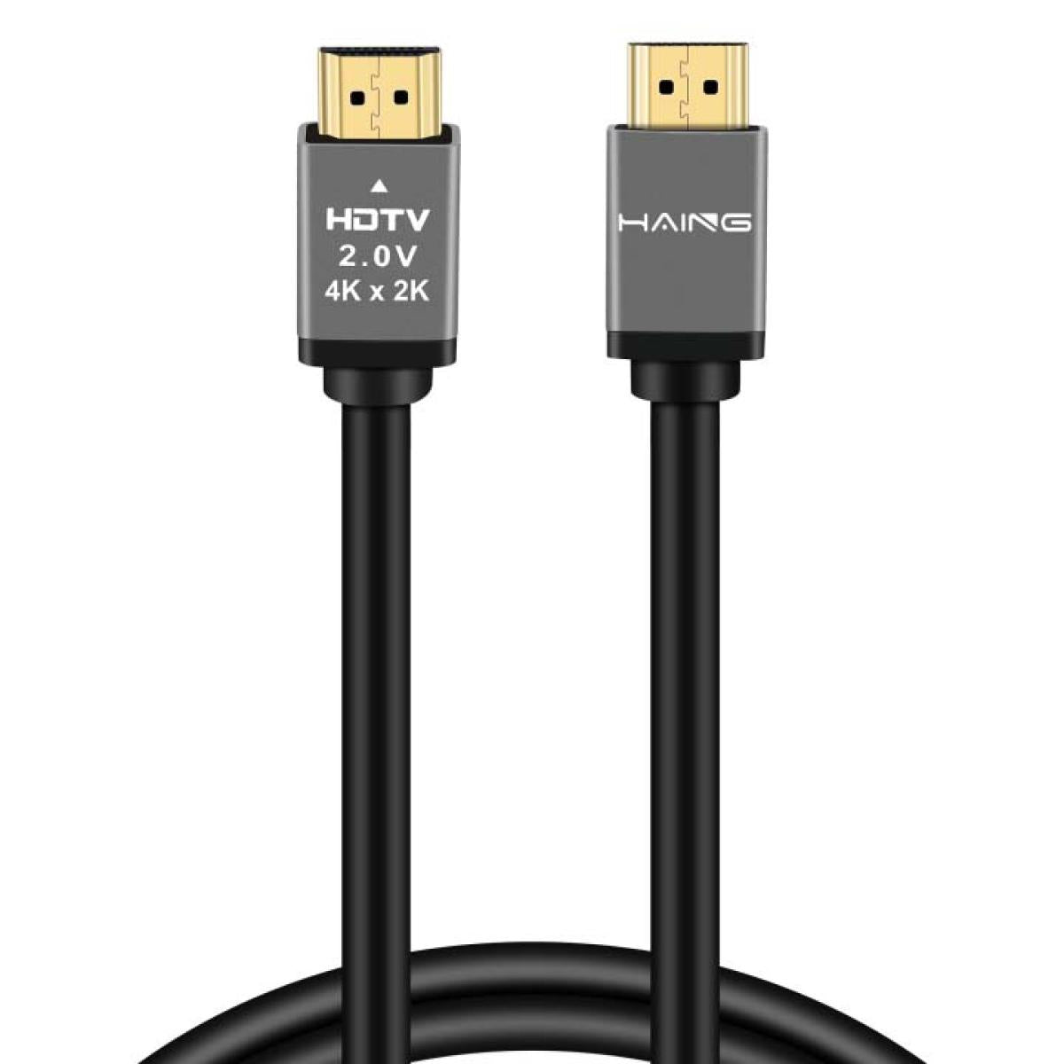 HAING HI-1027-4KC-3M High Speed HDMI Cable With Ethernet 3M HAING HI-1027-4KC-3M High Speed HDMI Cable With Ethernet 3M