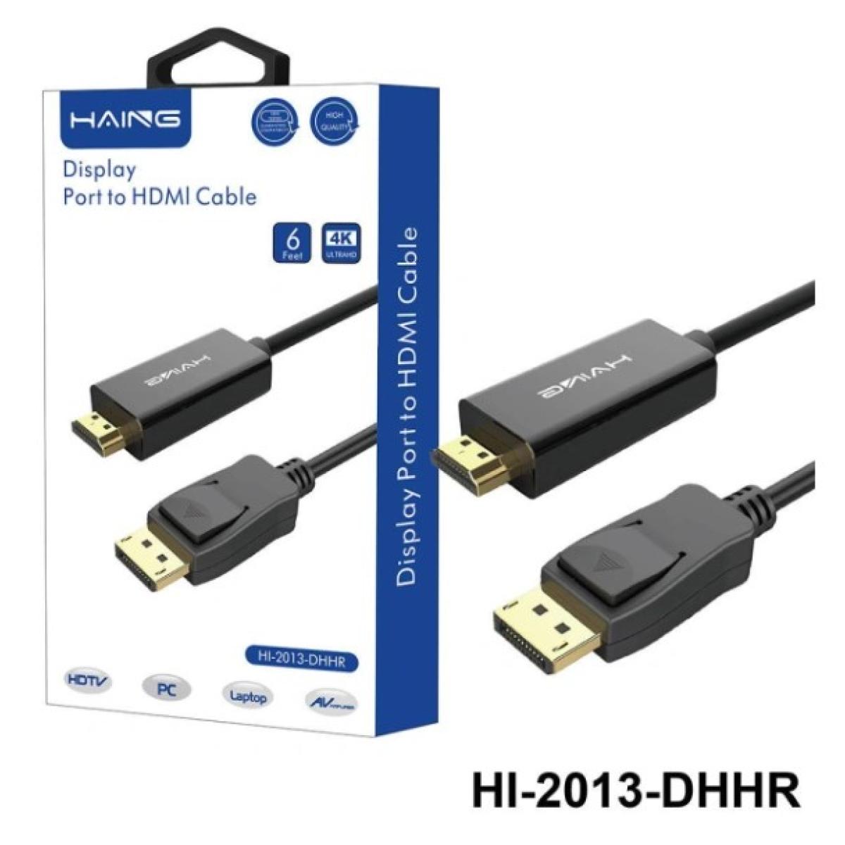 HAING HI-2013-DHHR-5M 4K Display Port DP to HDMI Cable 5M HAING HI-2013-DHHR-5M 4K Display Port DP to HDMI Cable 5M