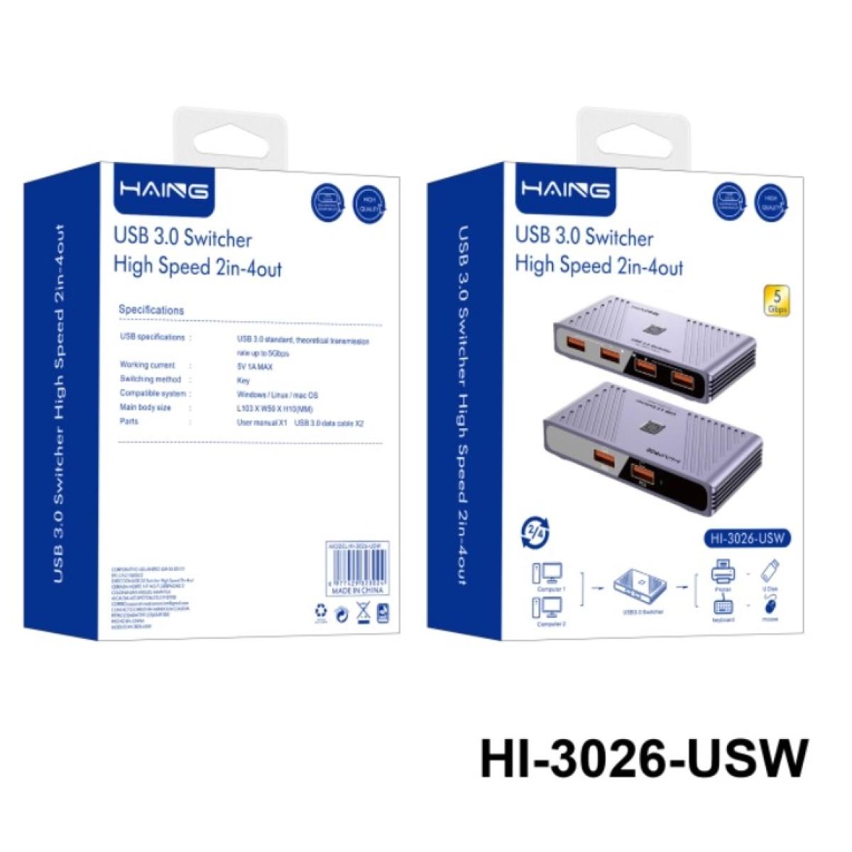 HAING HI-3026-USW 2 in 4 out High Speed Switch
