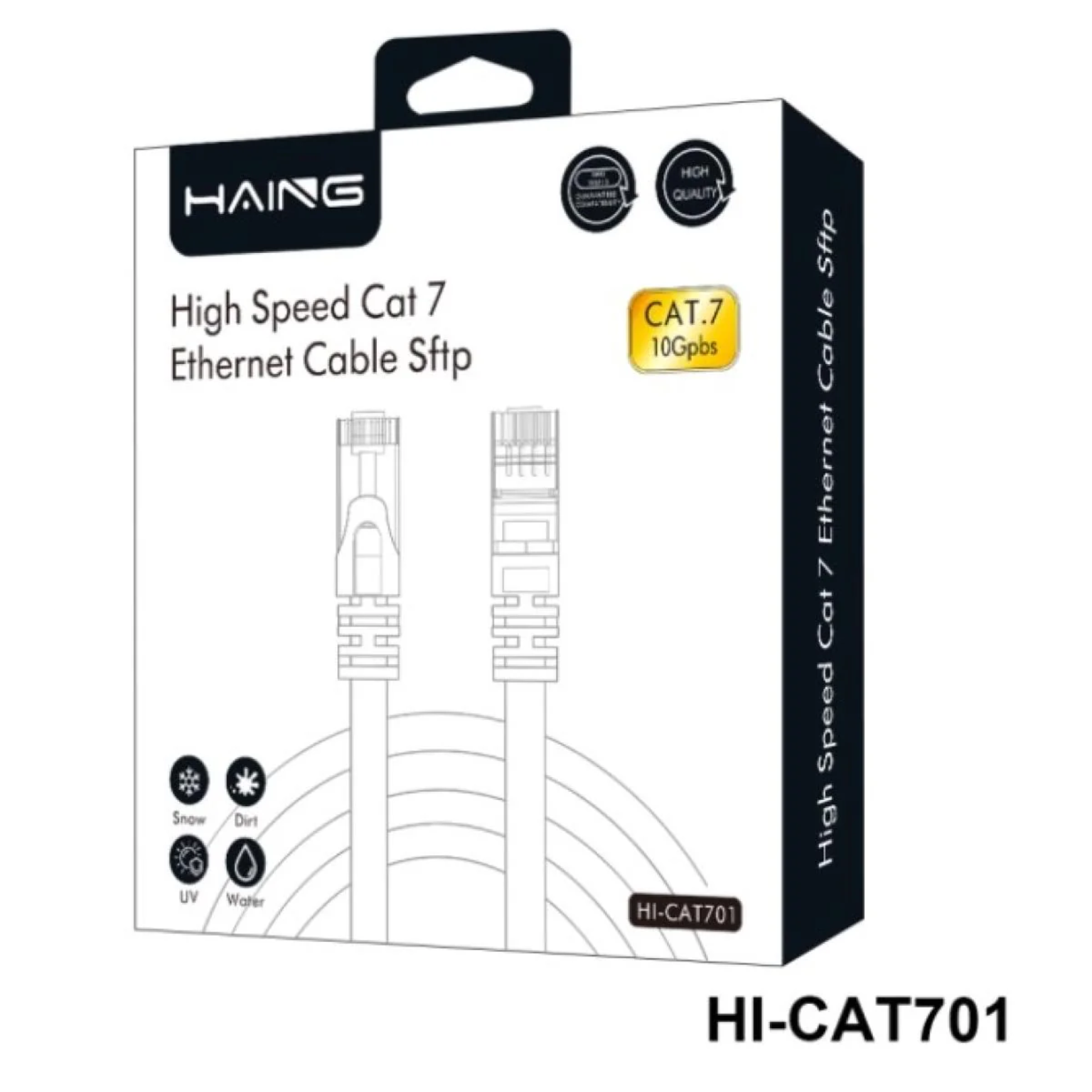 HAING HI-CAT701-1M CAT7 PATCH CABLE 10GIG (10GBS) 1M HAING HI-CAT701-1M CAT7 PATCH CABLE 10GIG (10GBS) 1M