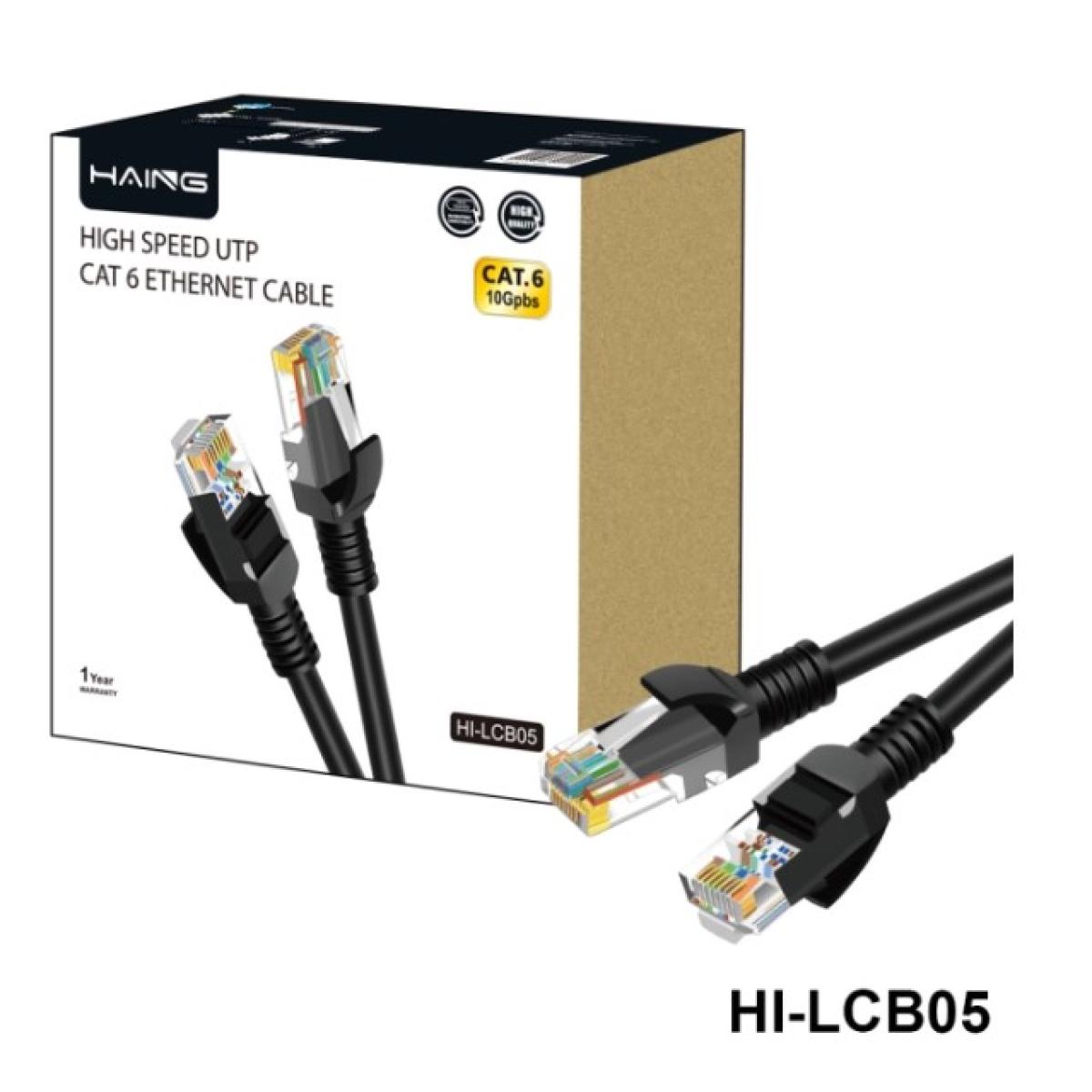 HAING HI-LCB05-30M Cat6 26 AWG 10/100/1000 1 Gbps Ethernet Cable HAING HI-LCB05-30M Cat6 26 AWG 10/100/1000 1 Gbps Ethernet Cable