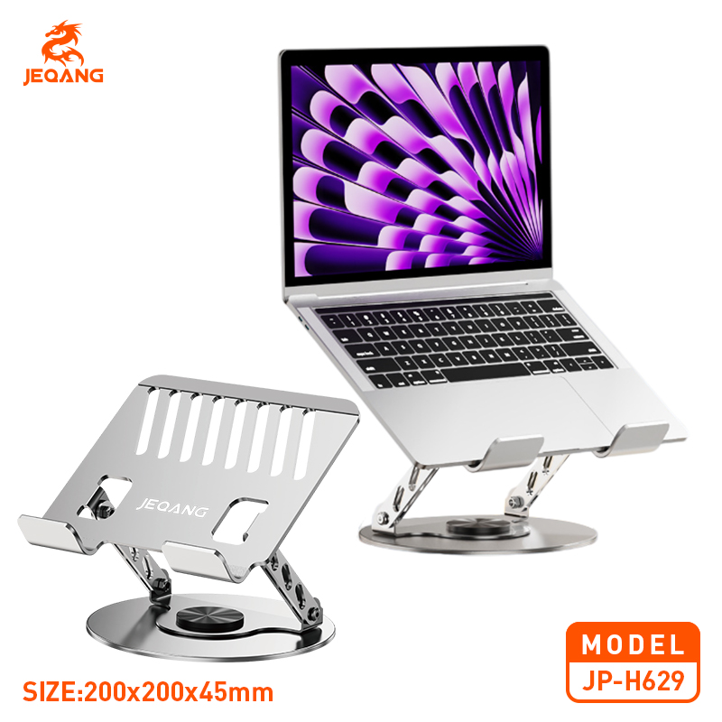 JEQANG JP-629 Alloy PC Stand Customizable 360° Rotation