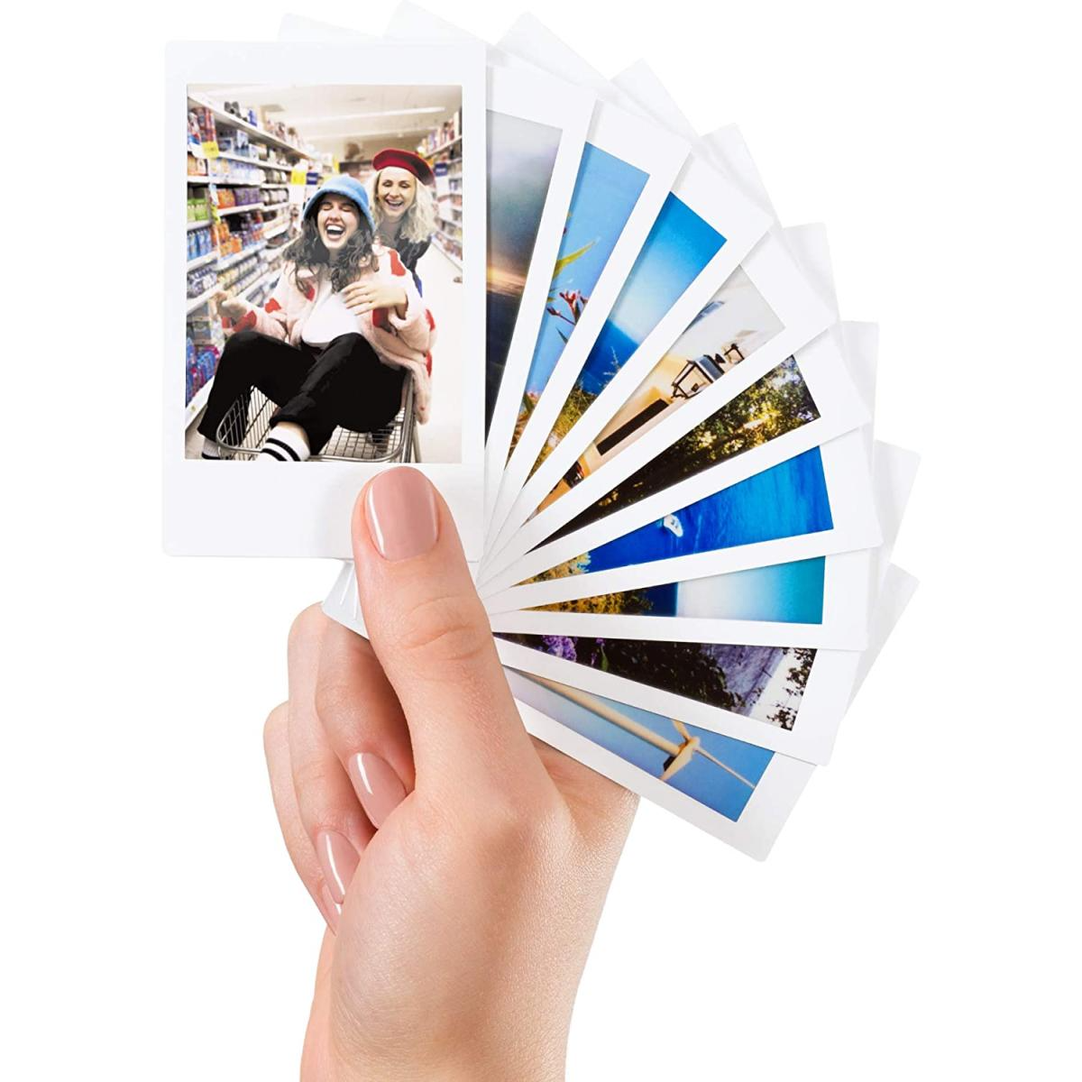Fujifilm Instax Mini Instant Film Single Pack (White)- 10 Sheet