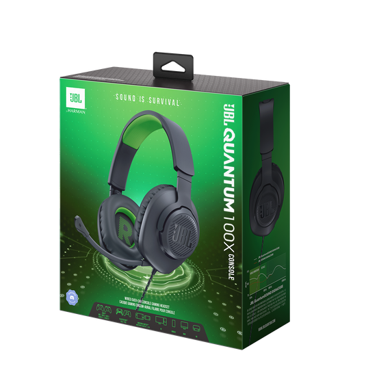 JBL Quantum 100X Wired Gaming Headset - MultiColor