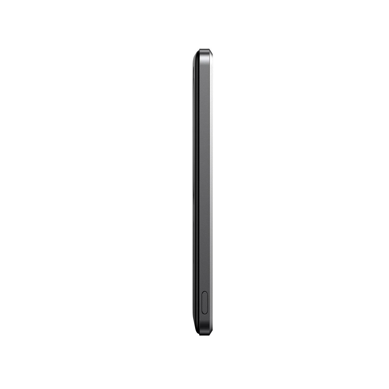 JOYROOM JR-PBM08 20W Ultra-Slim Metal Magnetic Wireless Power Bank 10000mAh Space Grey With Type-C to Type-C 60W 0.25m Cable-Black