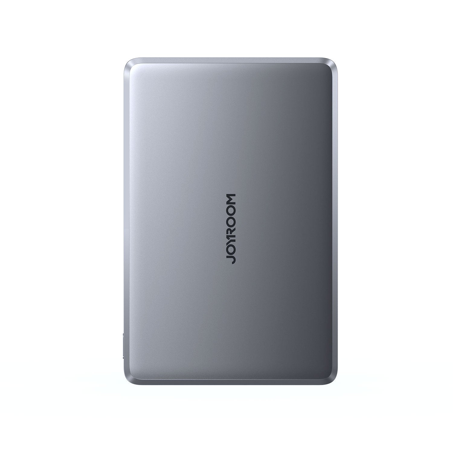 JOYROOM JR-PBM08 20W Ultra-Slim Metal Magnetic Wireless Power Bank 10000mAh Space Grey With Type-C to Type-C 60W 0.25m Cable-Black