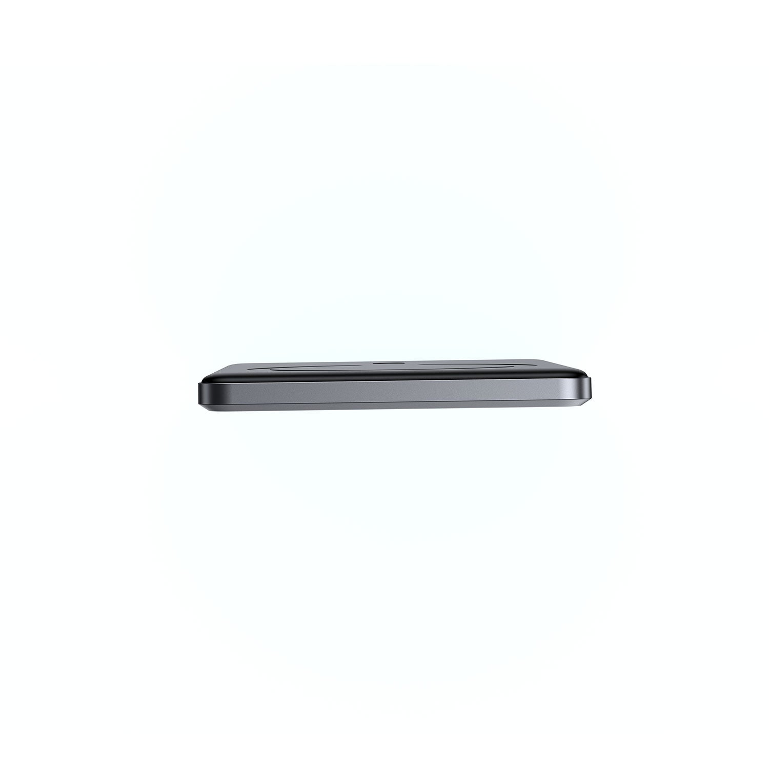 JOYROOM JR-PBM08 20W Ultra-Slim Metal Magnetic Wireless Power Bank 10000mAh Space Grey With Type-C to Type-C 60W 0.25m Cable-Black