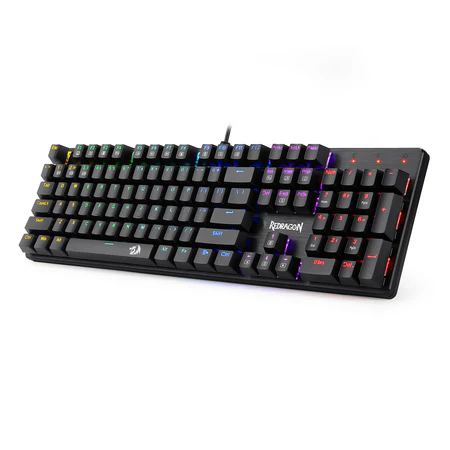 Redragon K671 SINDRI Wired Mechanical Gaming Keyboard RGB Backlit 104 Keys Programmable Keyboard (R-SW)- Black