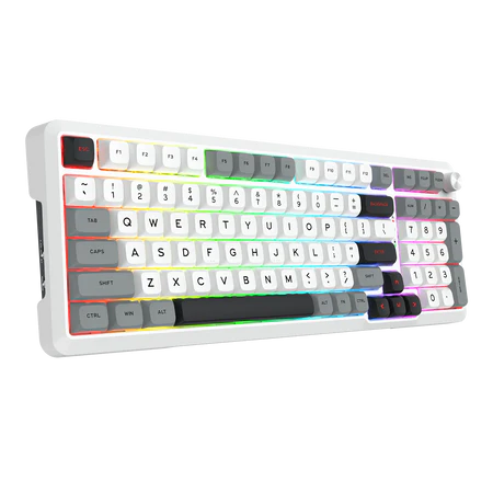 Redragon Bragi Pro K688 RGB Gasket Mounted Gaming Keyboard White