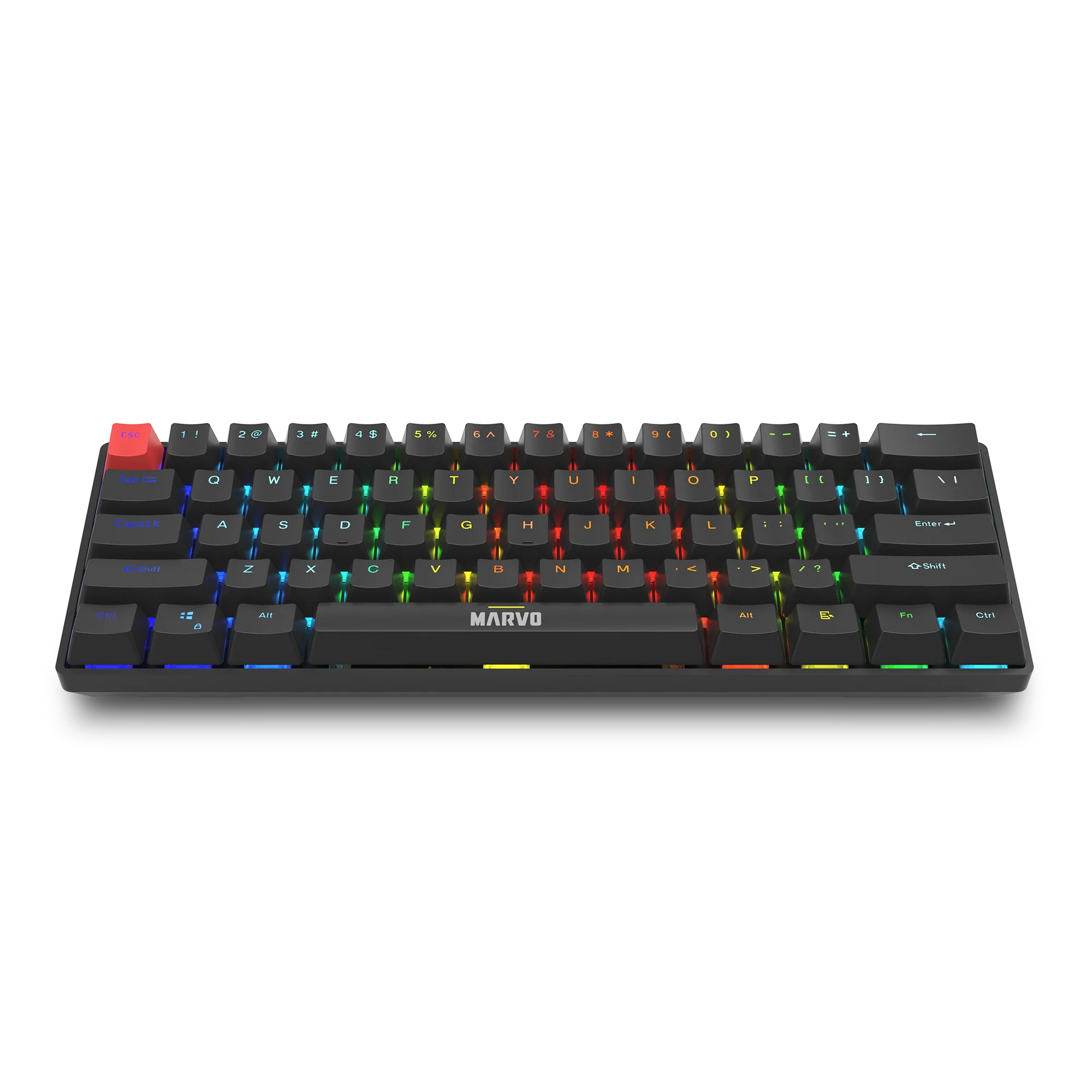 Marvo Saber 61 Wired Gaming Keyboard Black