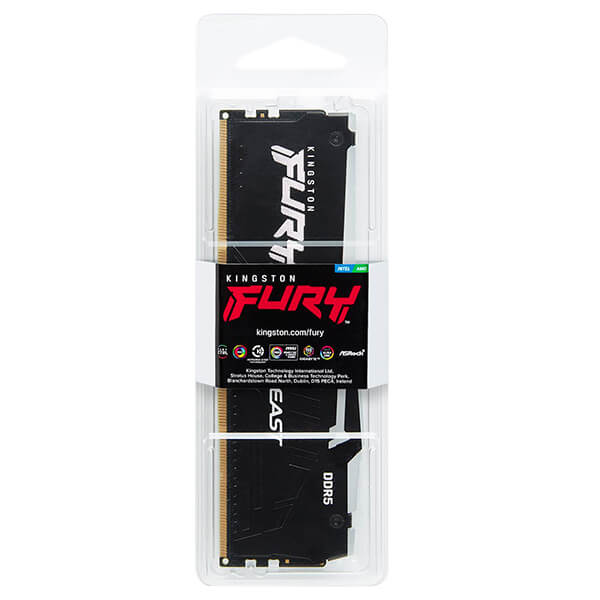 Kingston FURY Beast RGB 8GB 5200MHz CL36 DDR5 - Black