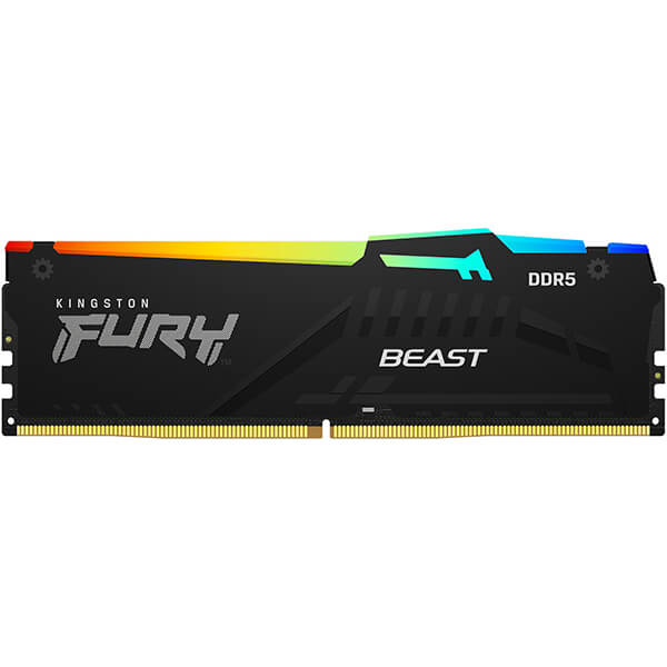 Kingston FURY Beast RGB 8GB 5200MHz CL36 DDR5 - Black