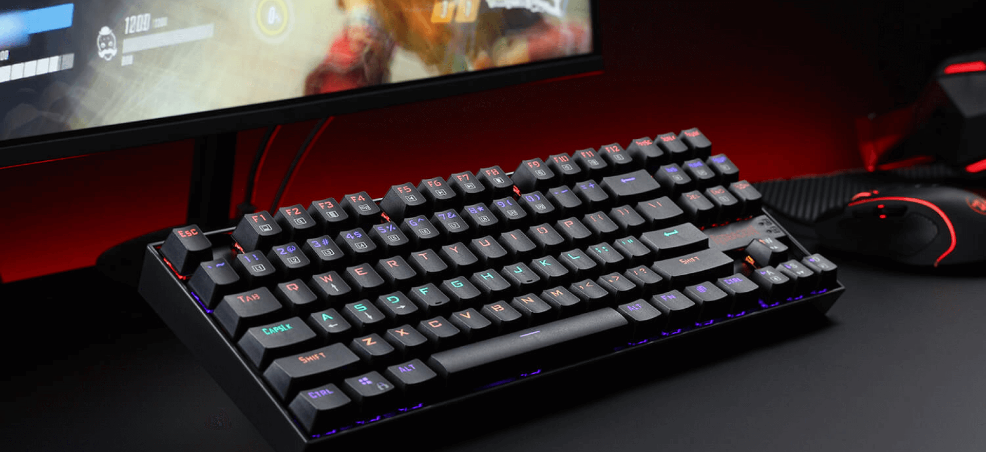 Redragon KUMARA K552 RGB-2 Wired Gaming Keyboard - Black