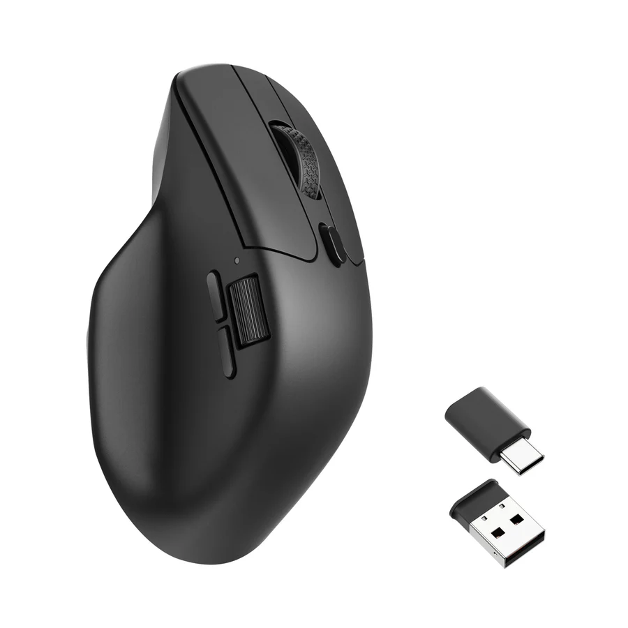 Keychron Super Ergonomic Wireless/BT Gaming Mouse - Black Keychron Super Ergonomic Wireless/BT Gaming Mouse - Black