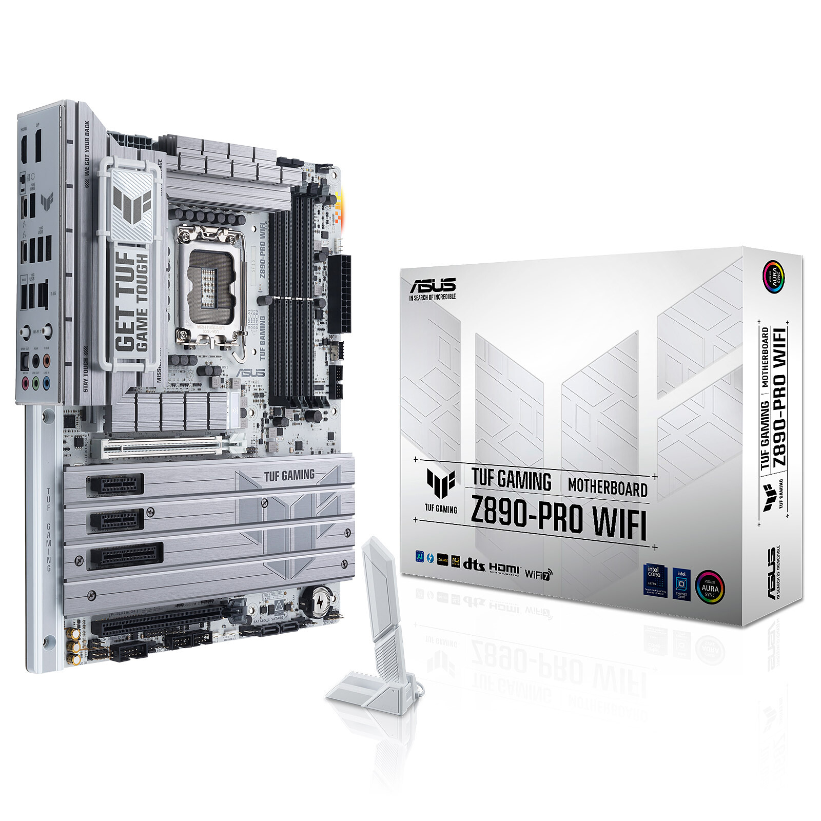 ASUS TUF Gaming Z890-PRO WiFi LGA 1851 ATX, Intel Core Ultra Series 2 Ready Advanced AI PC-Ready Gaming Motherboard